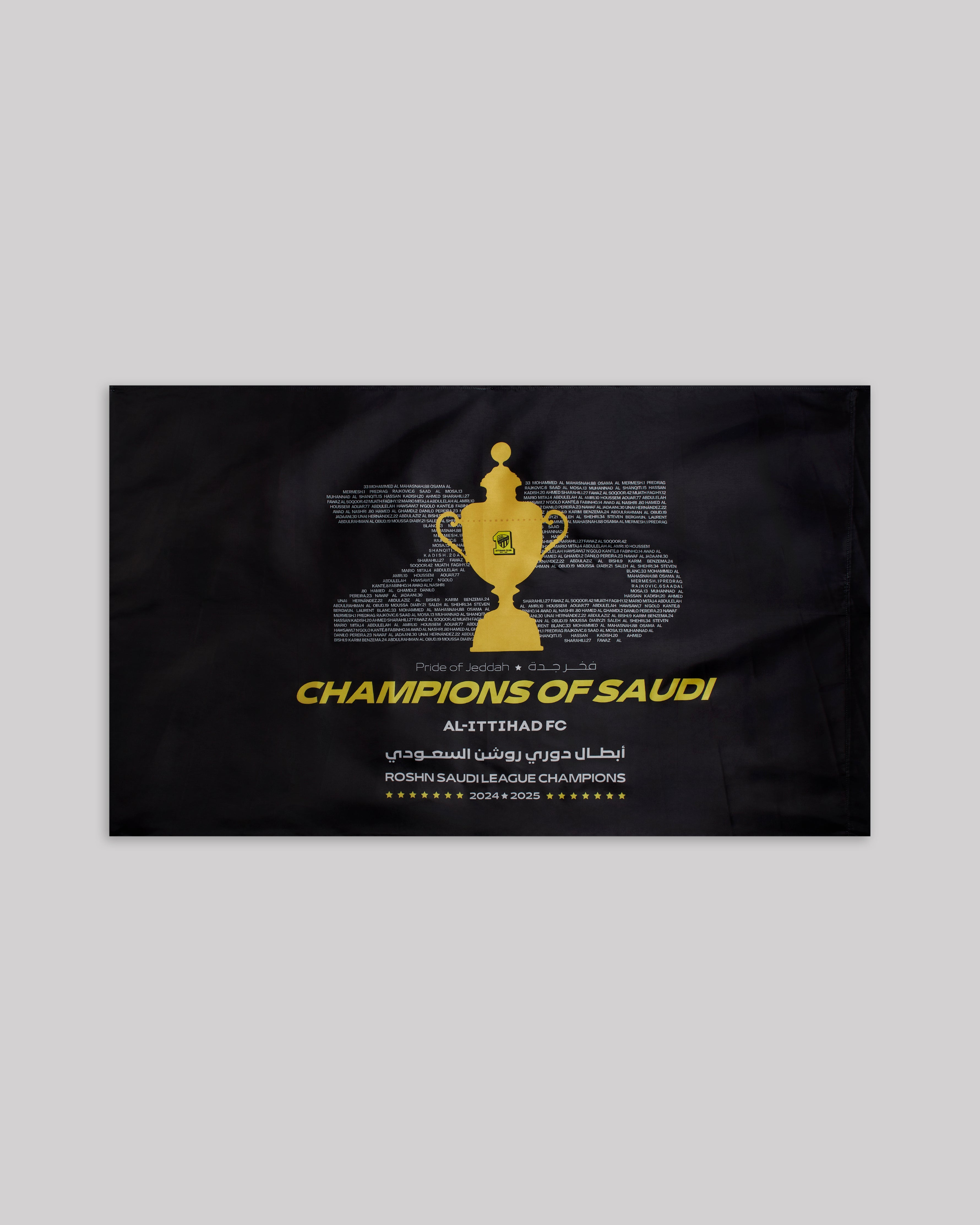 Al Ittihad Champions of Saudi Flag