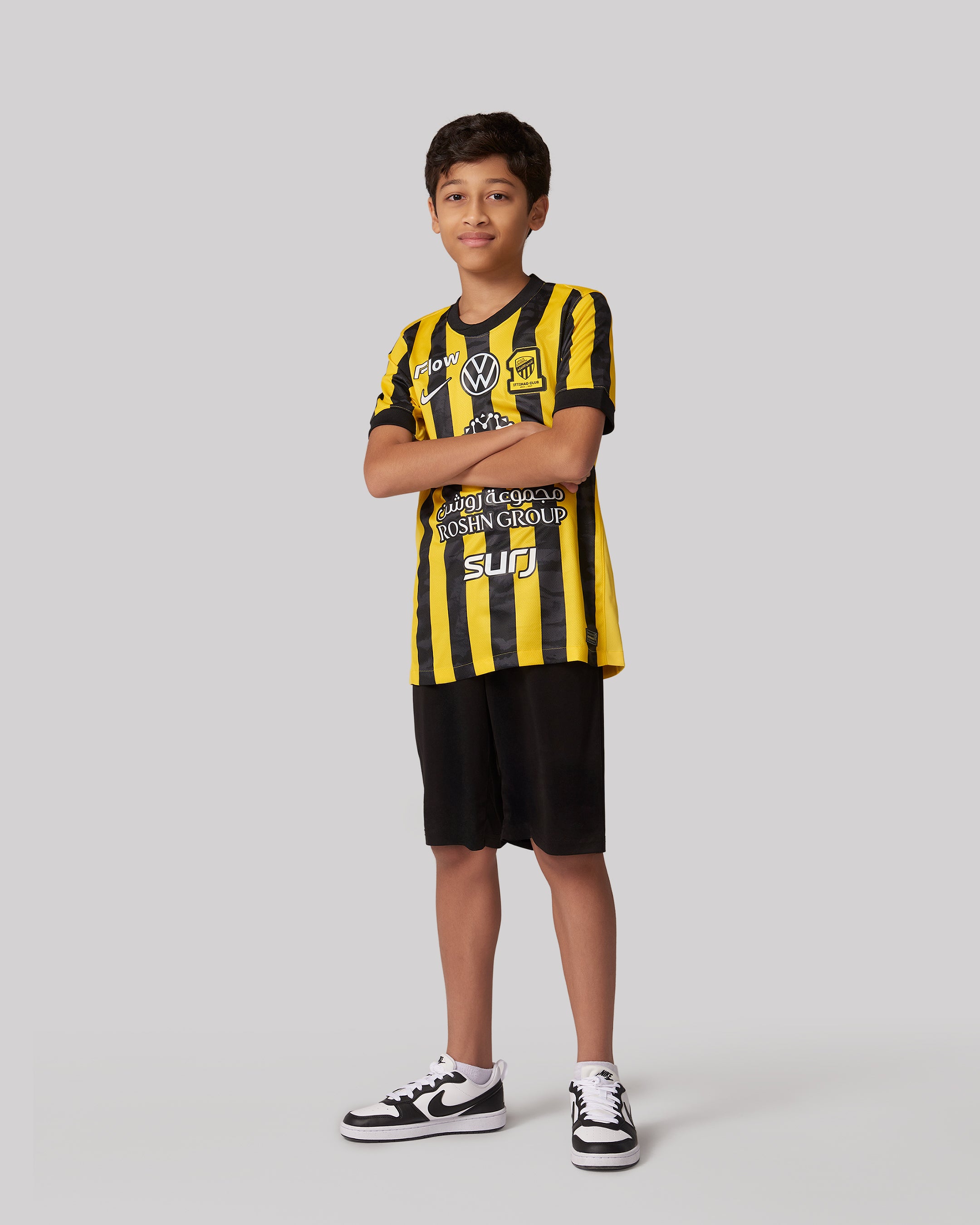 Al-Ittihad FC Home Jersey Youth Stadium