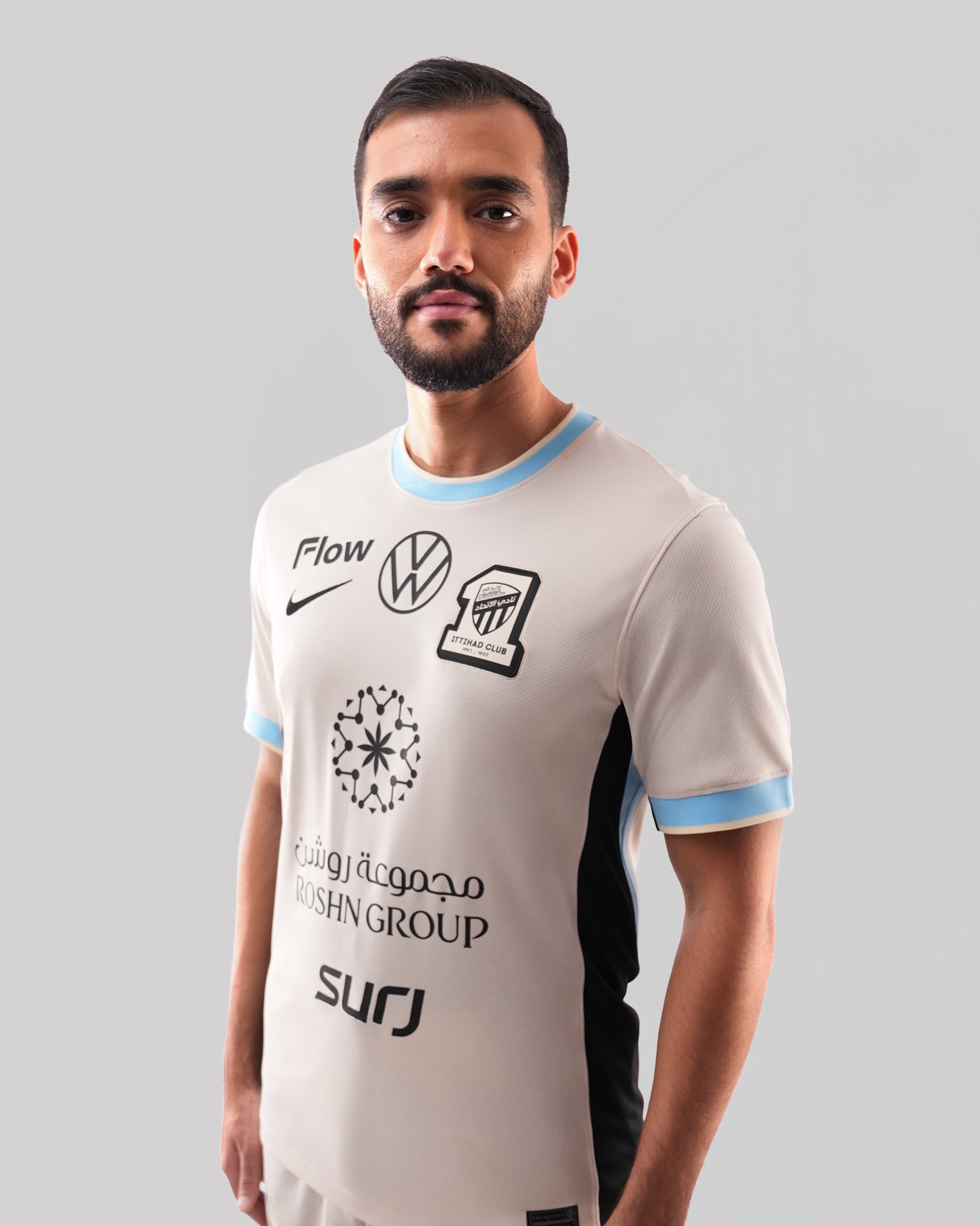 تيشيرت الاتحاد رجالي احتياطي مع الرعاة 25/26 - فئة الملعب
