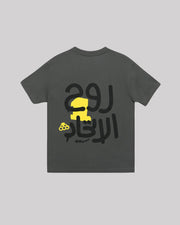 تيشيرت روح الاتحاد للكبار رمادي