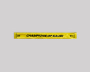 Al Ittihad Champions of Saudi Scarf Yellow