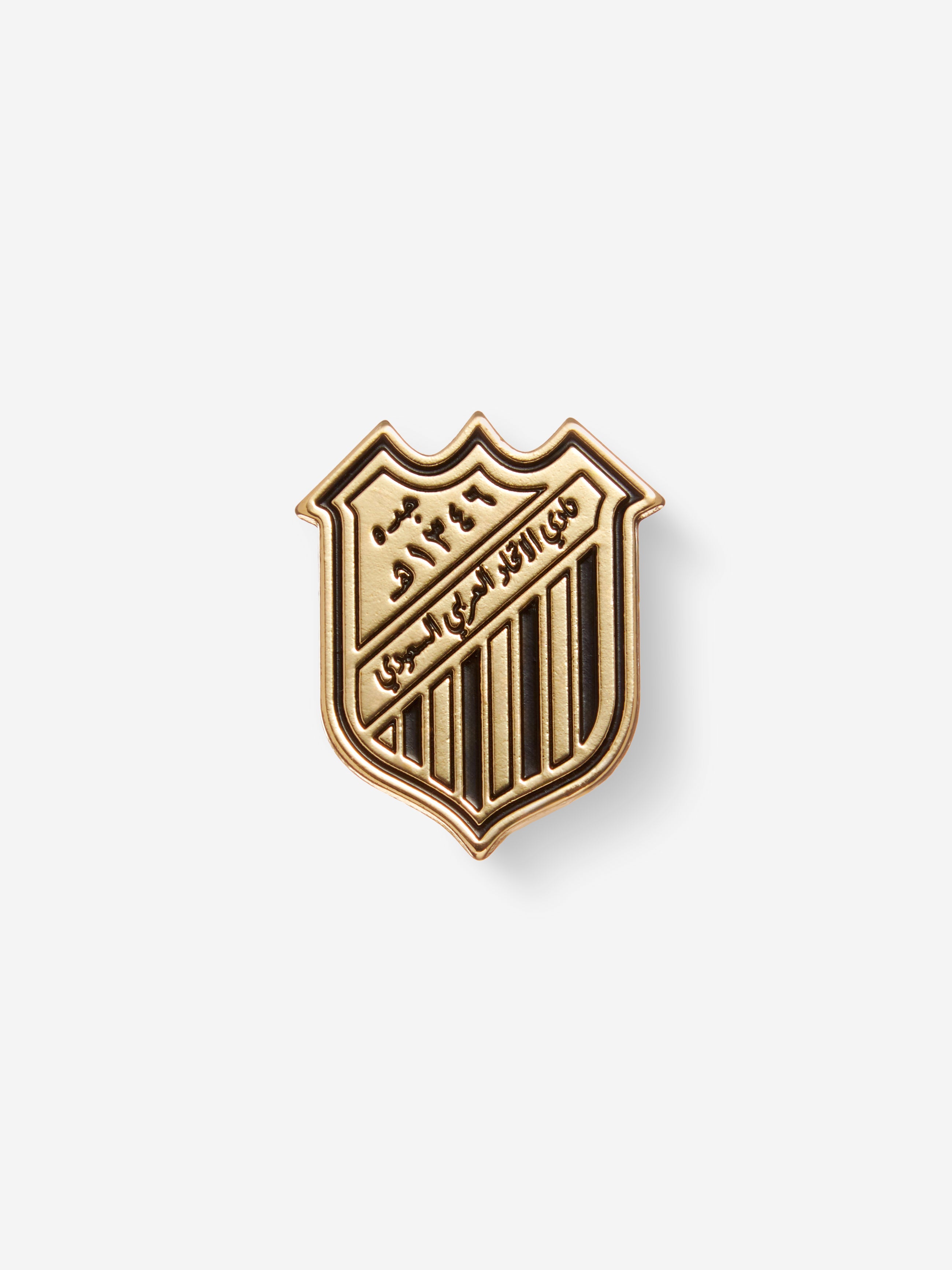 Retro Logo Pin Gold