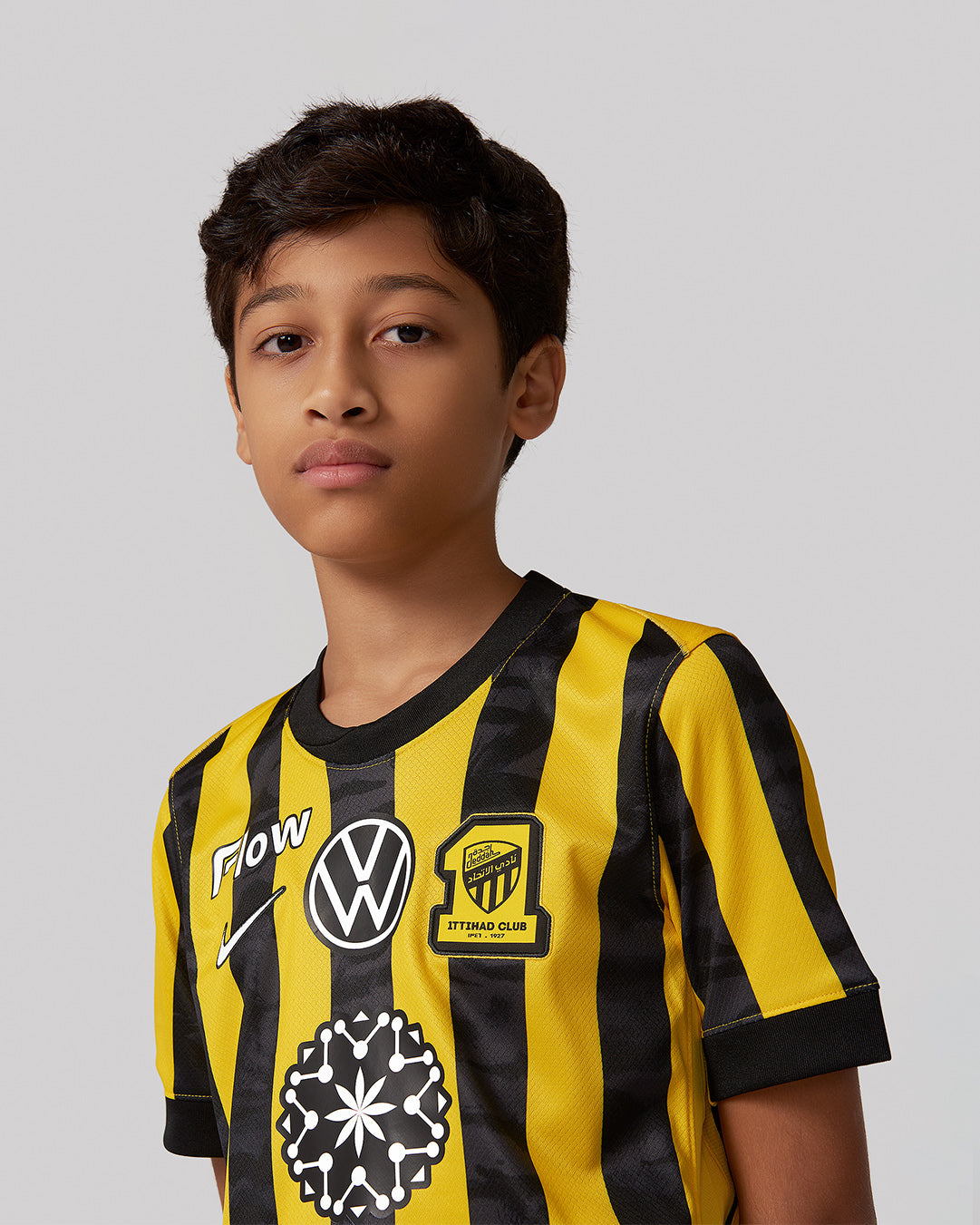 Al-Ittihad FC Home Jersey Youth Stadium