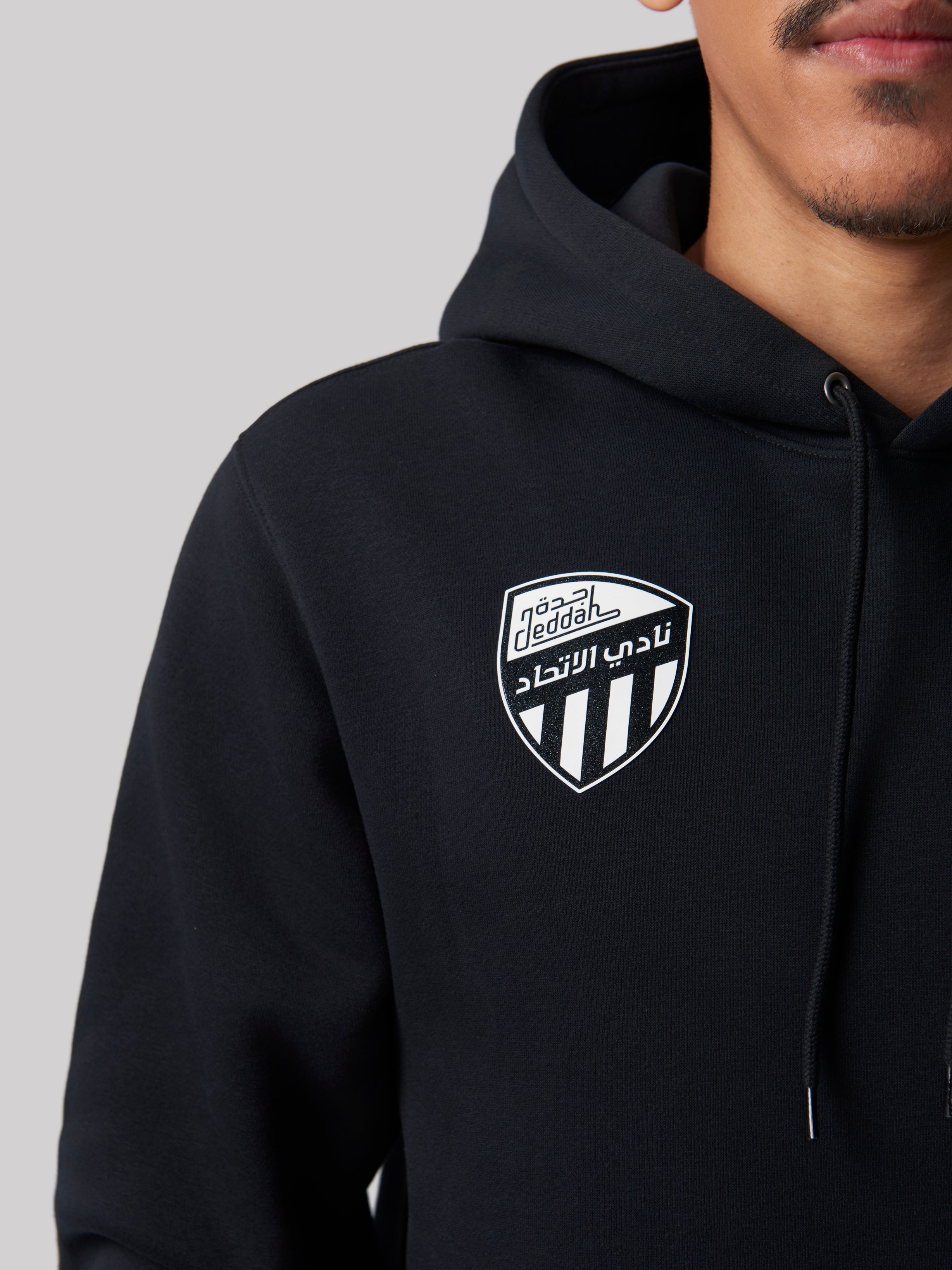 هودي الاتحاد كاجول بأكمام طويلة اسود