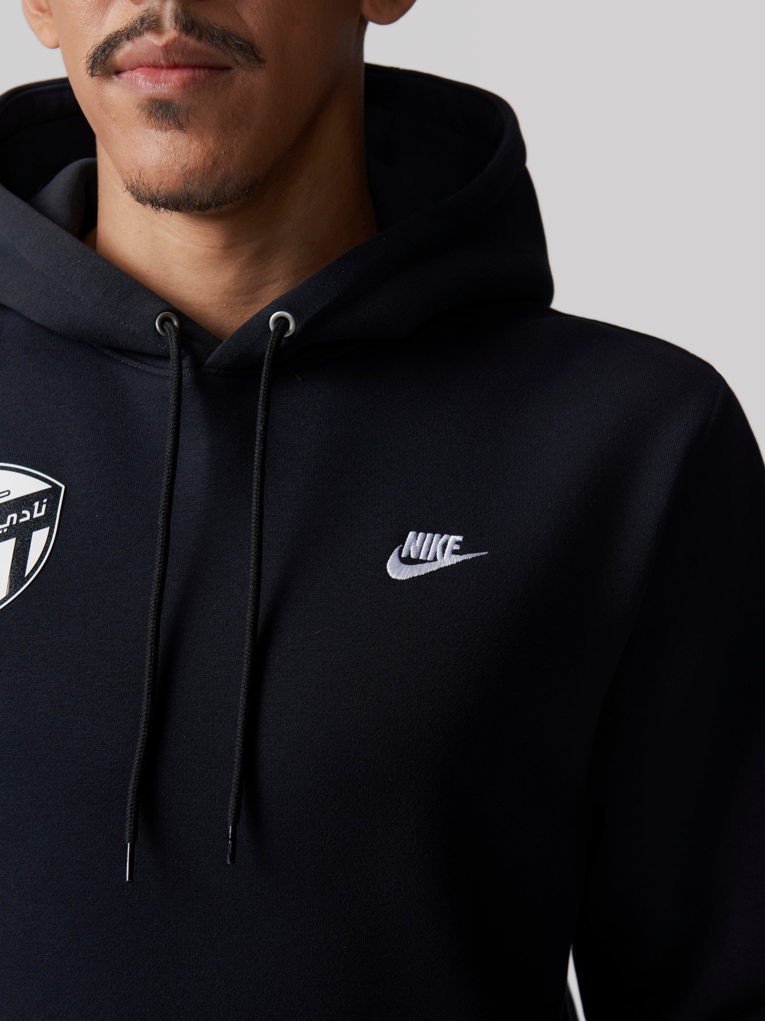 هودي الاتحاد كاجول بأكمام طويلة اسود