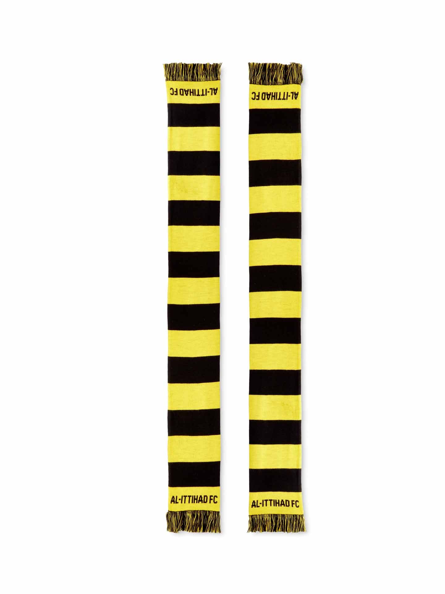 وشاح شتوي كلاسيكي – أسود × أصفر