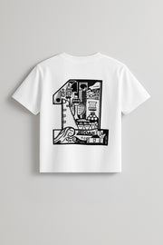 Jeddah City Kids' White T-Shirt | Graphics Collection