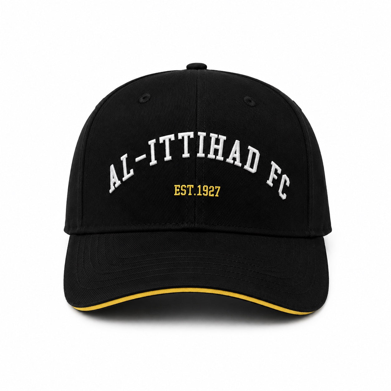 كاب نادي الاتحاد EST.1927 أسود