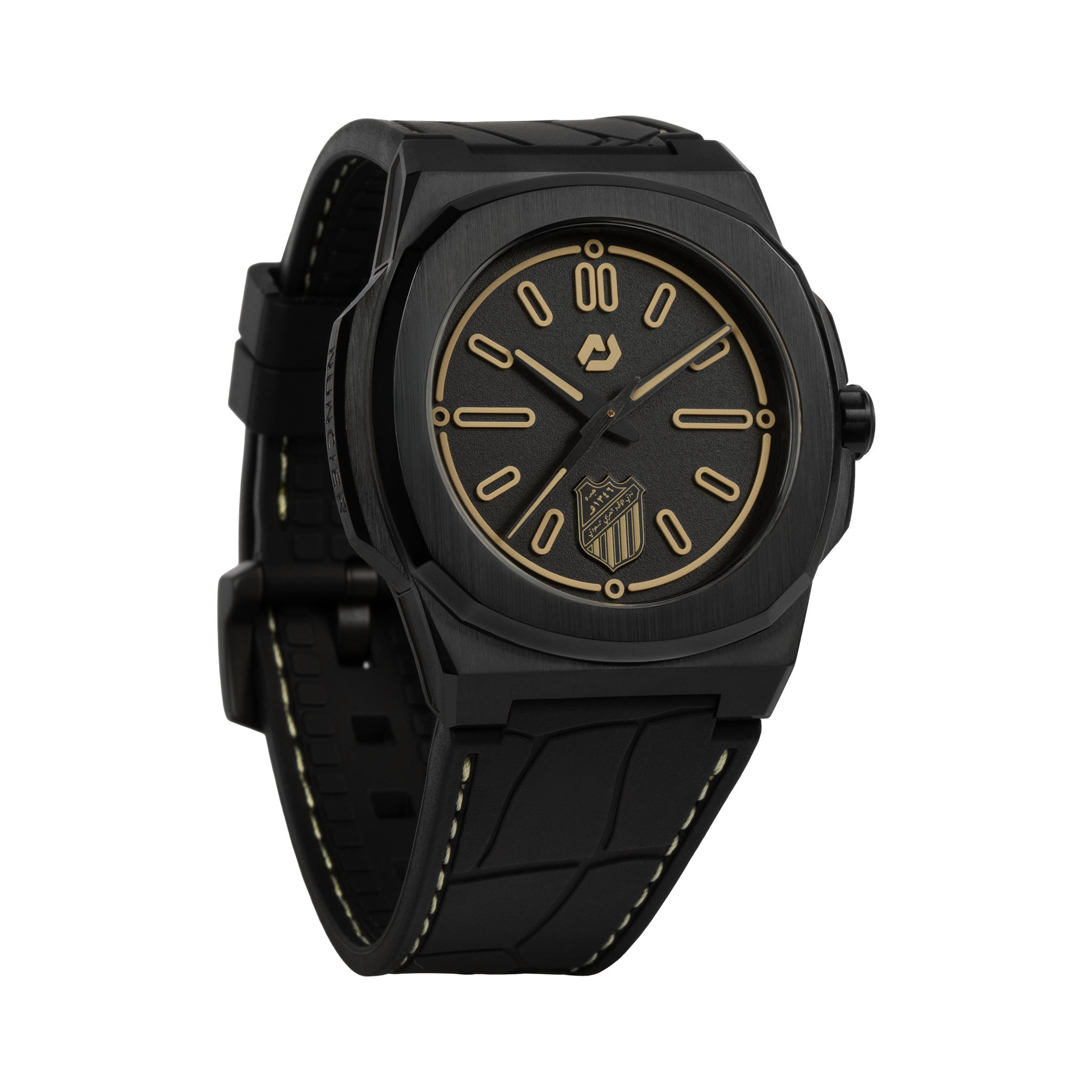 ساعه الاتحاد ستيل بلاك