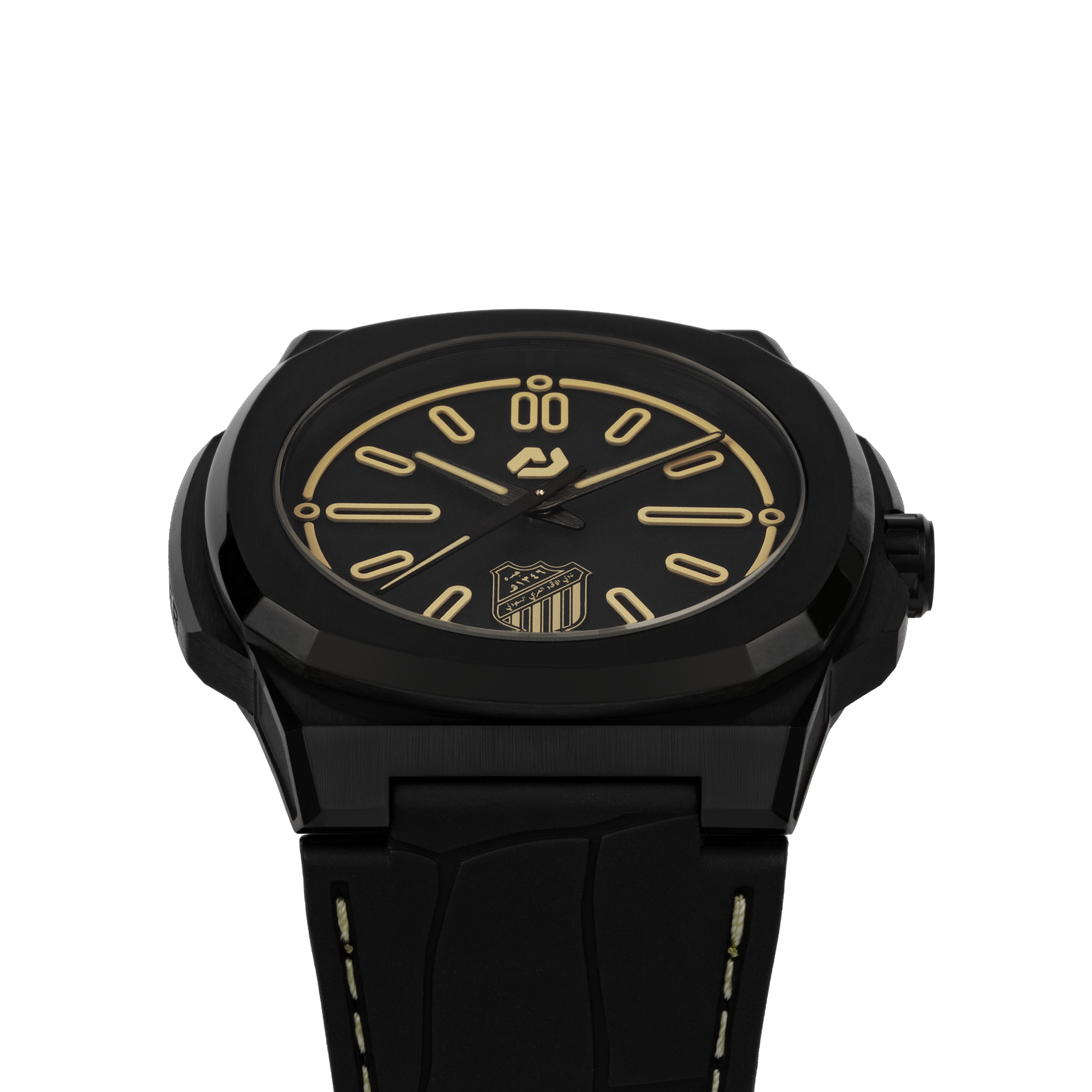 ساعه الاتحاد ستيل بلاك