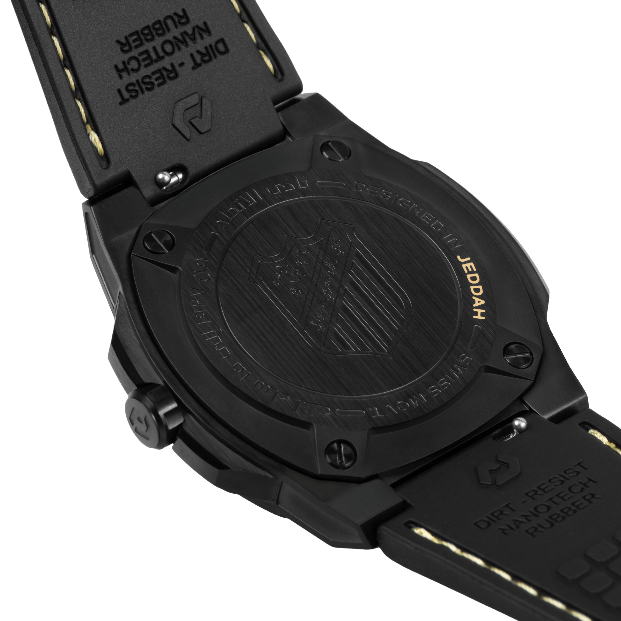 ساعه الاتحاد ستيل بلاك