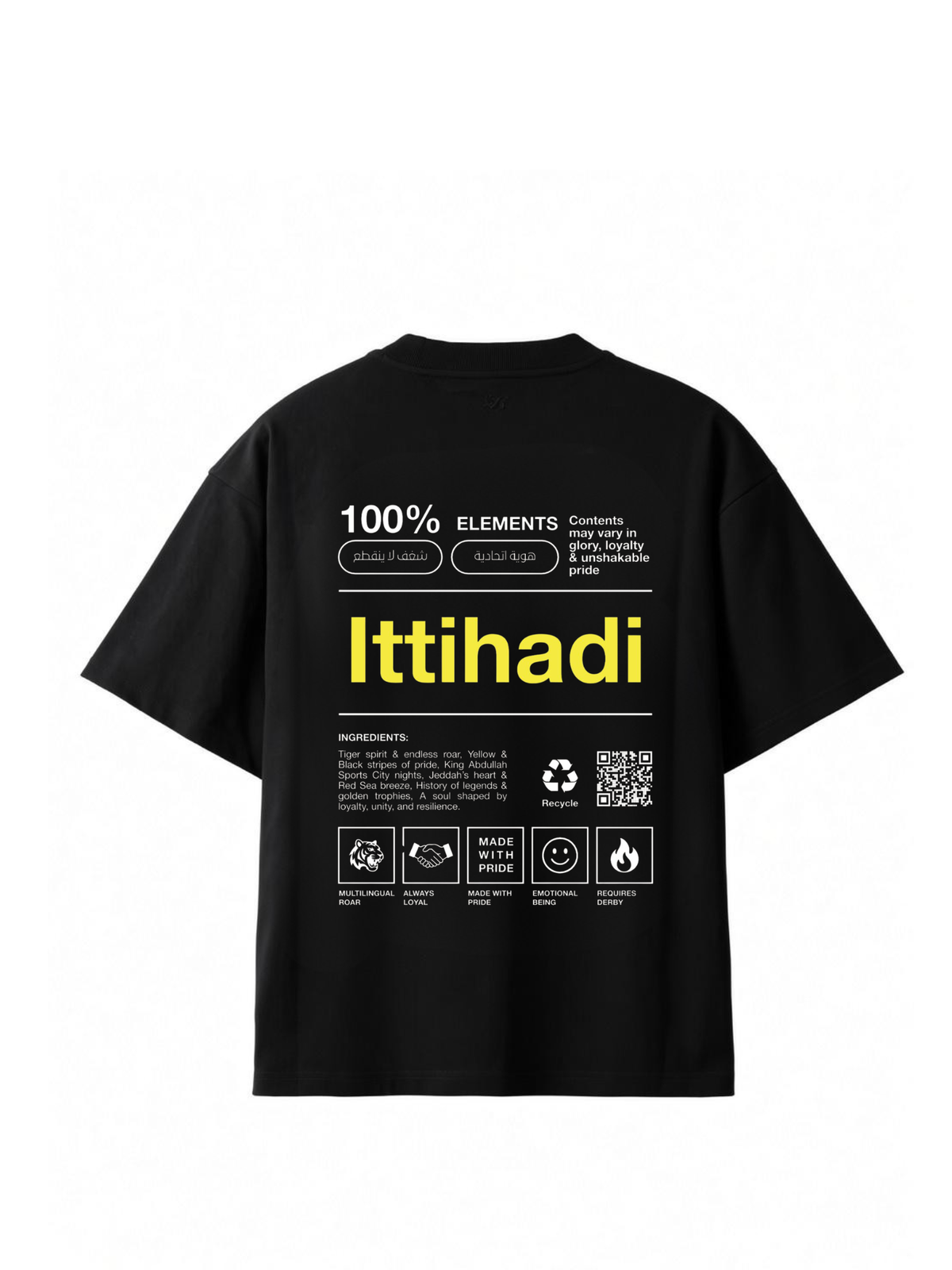Al-Ittihad Club Black Ittihadi T-shirt