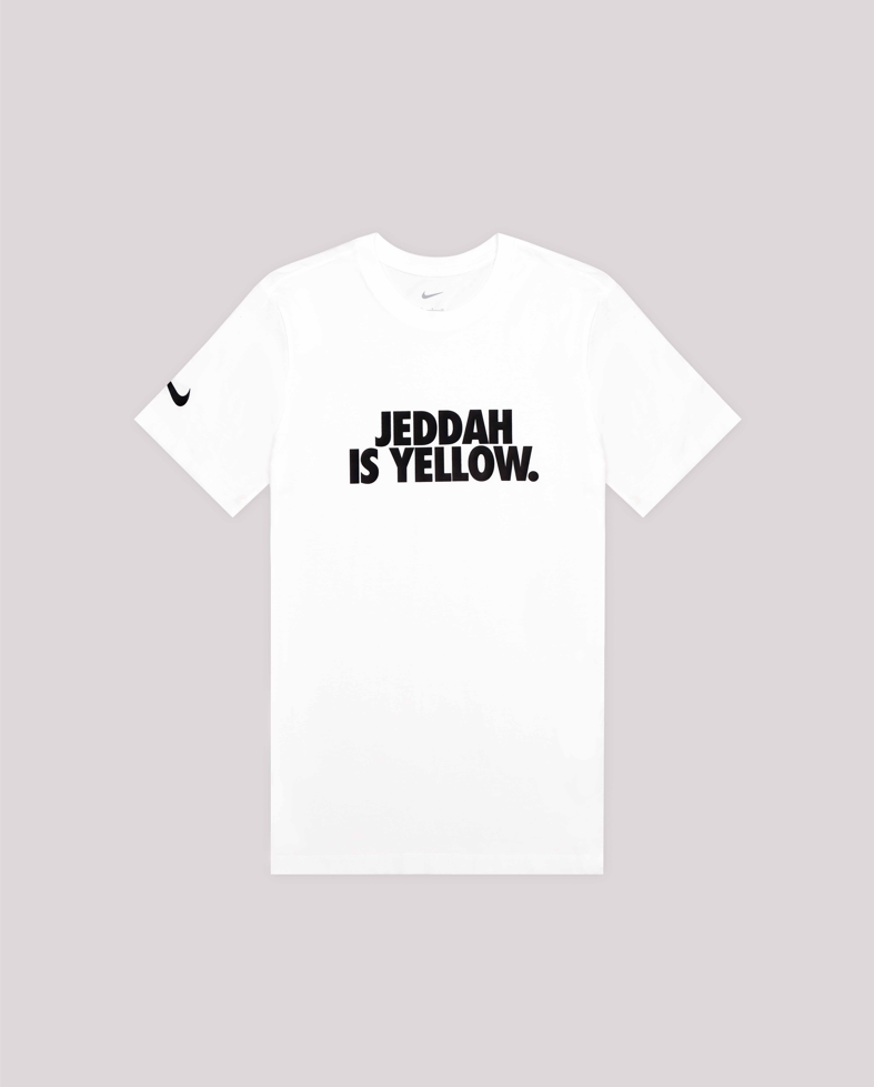 تي شيرت جدة أصفر