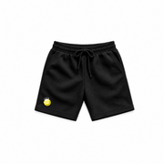 Kids' black athletic shorts