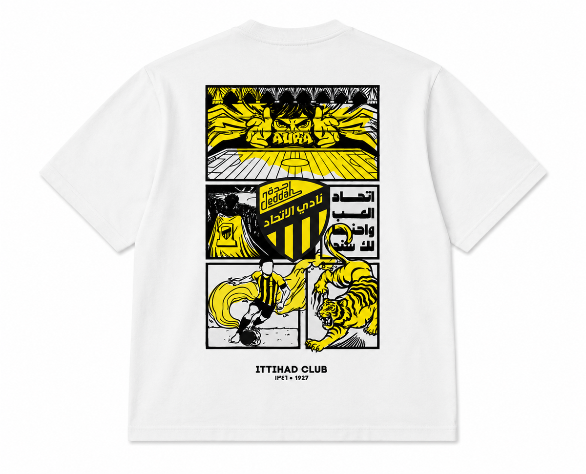 Al-Ittihad T-shirt tifo aura