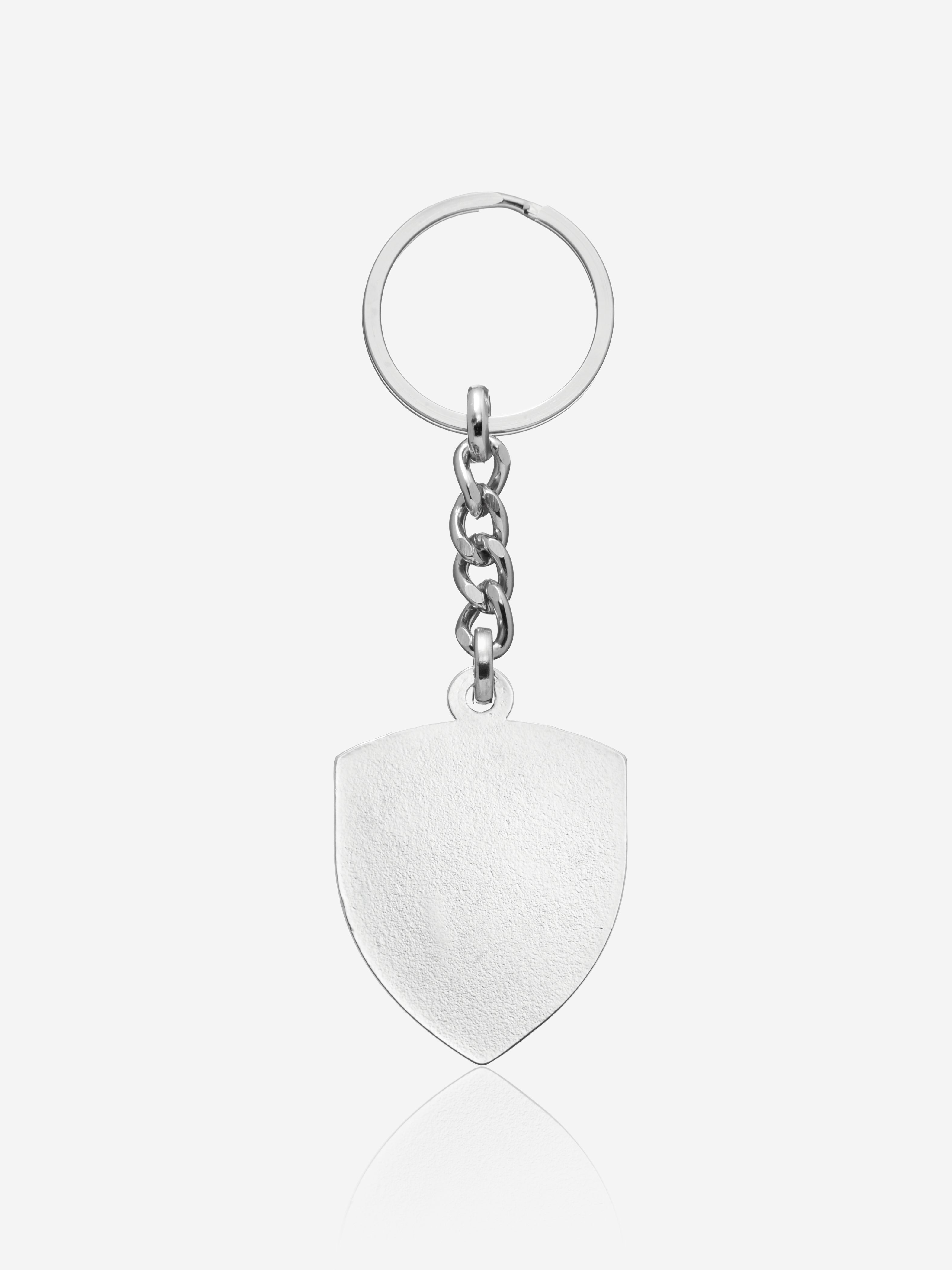 ميدالية مفاتيح بشعار الدرع – فضي