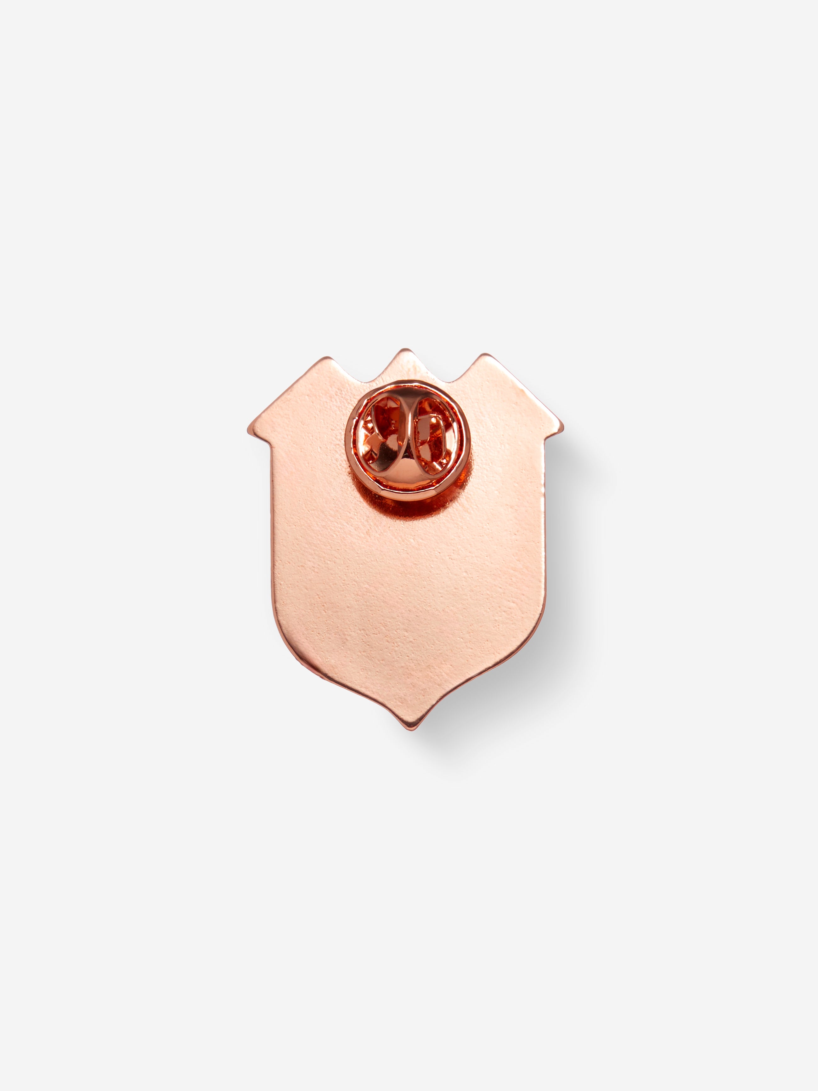 Retro Logo Pin Copper